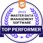 Master data management software Top Performer 2023 badge.